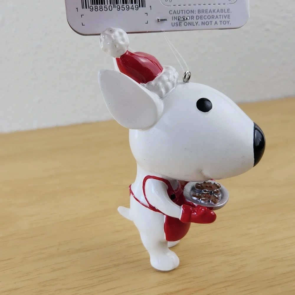 2025 4.5-Inch Christmas Target Bullseye Dog Ornament from Wondershop NWT